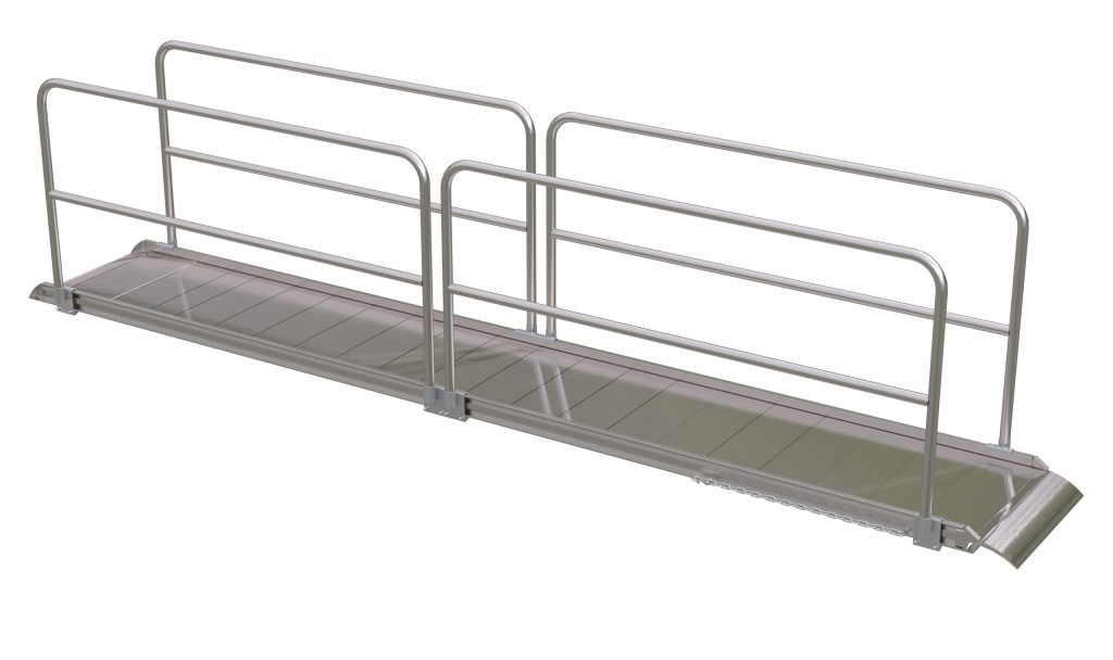 Alum Walk Ramp Handrail Overlap