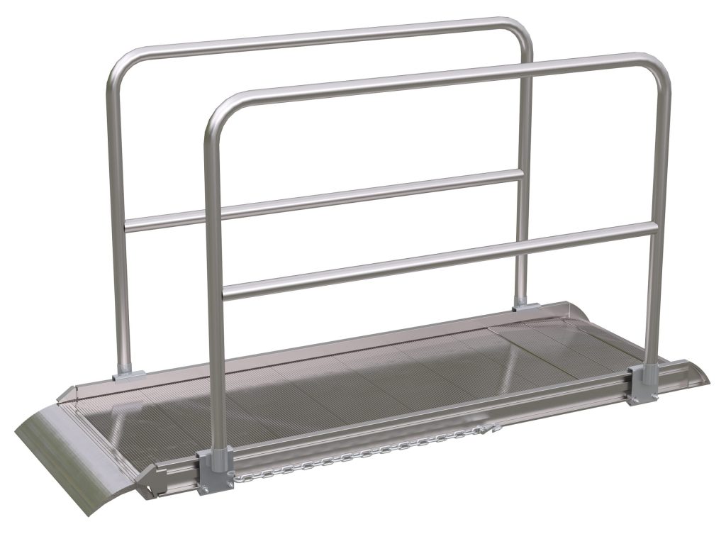 Alum Walk Ramp Handrail Overlap