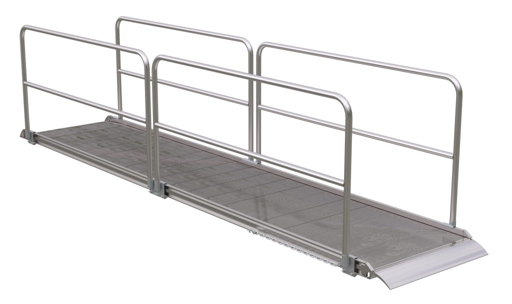 Alum Walk Ramp Handrail Overlap