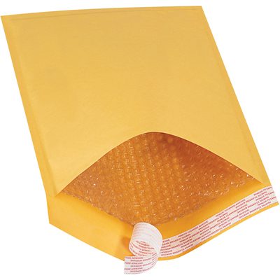 Kraft Self-Seal Bubble Mailers (100/Case)