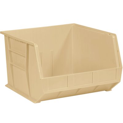 Ivory Plastic Stack & Hang Bin Boxes (3 Bins/Case)