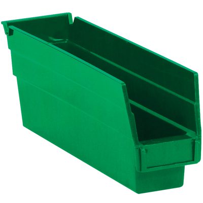 Green Plastic Shelf Bin Boxes (36 Bins/Case)