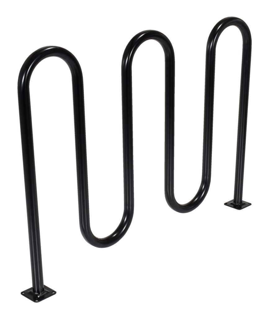 Black Bicycle Storage Rack