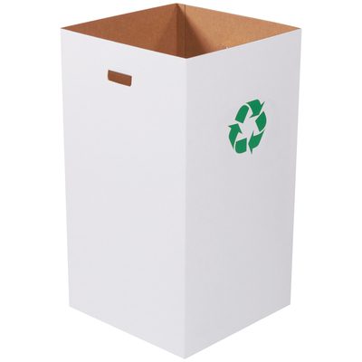 Trash Can with Recycle Logo - 50 Gallon (10/Bundle)