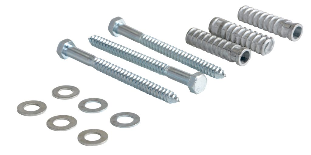 Car Stop Concrete Hardware Kit 3