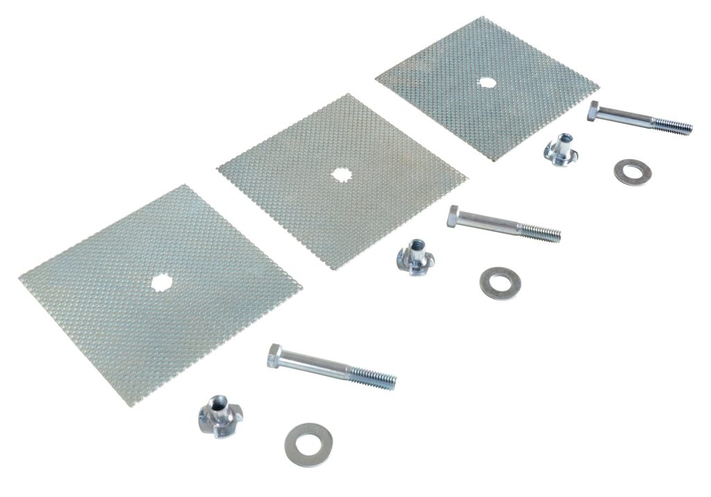 Car Stop Glue Down Anchor Plate 3 Holes