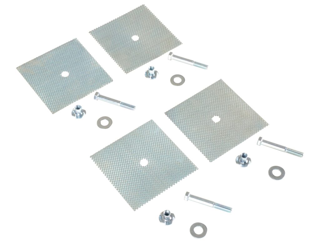 Car Stop Glue Down Anchor Plate 4 Holes