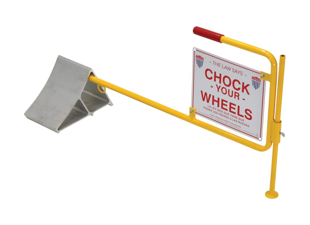 Wheel Chock With Flag