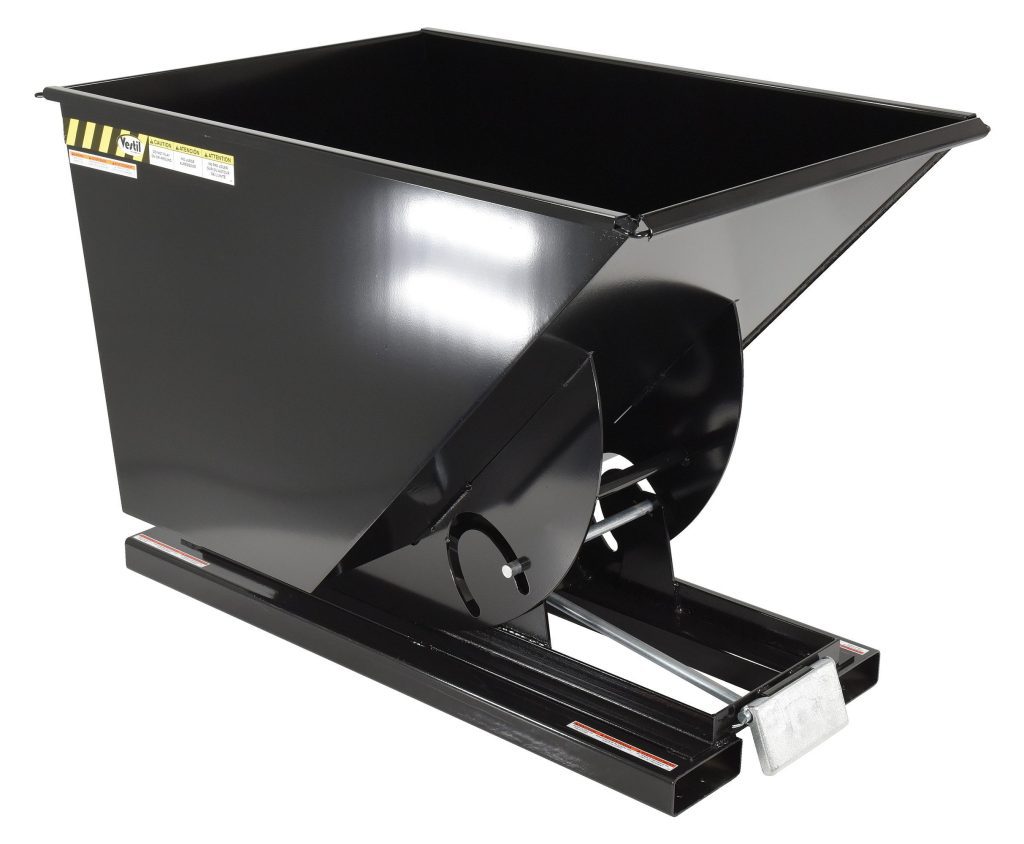 Self-Dump Hopper Ld 1 Cu YdBlk Hi/Gloss