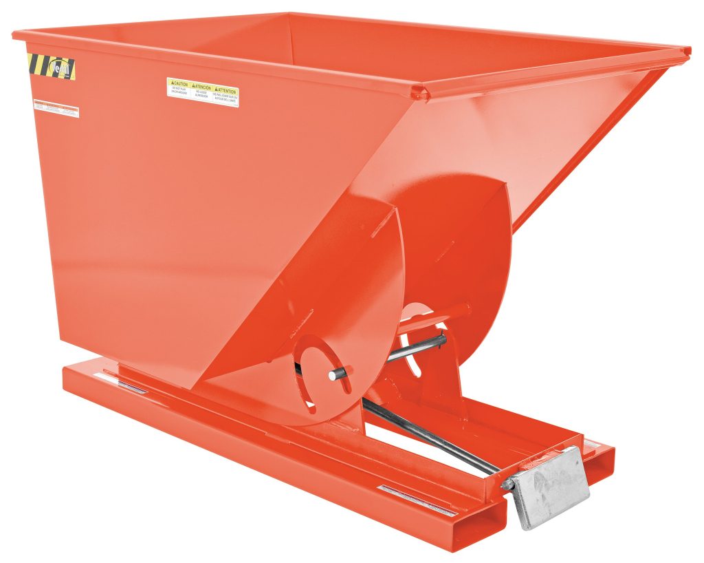 Self-Dump Hopper Md 1 Cu Yd Orange