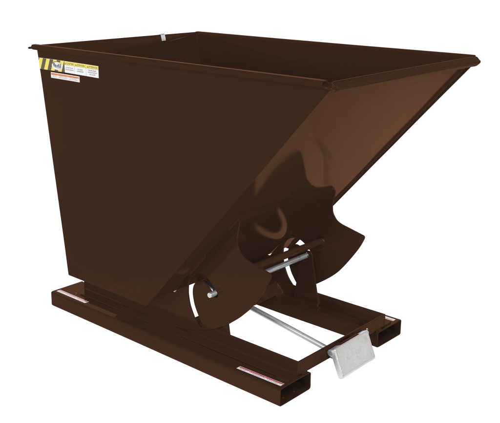 Self-Dump Hopper Hd 1.5 Cu YdEarth Brown