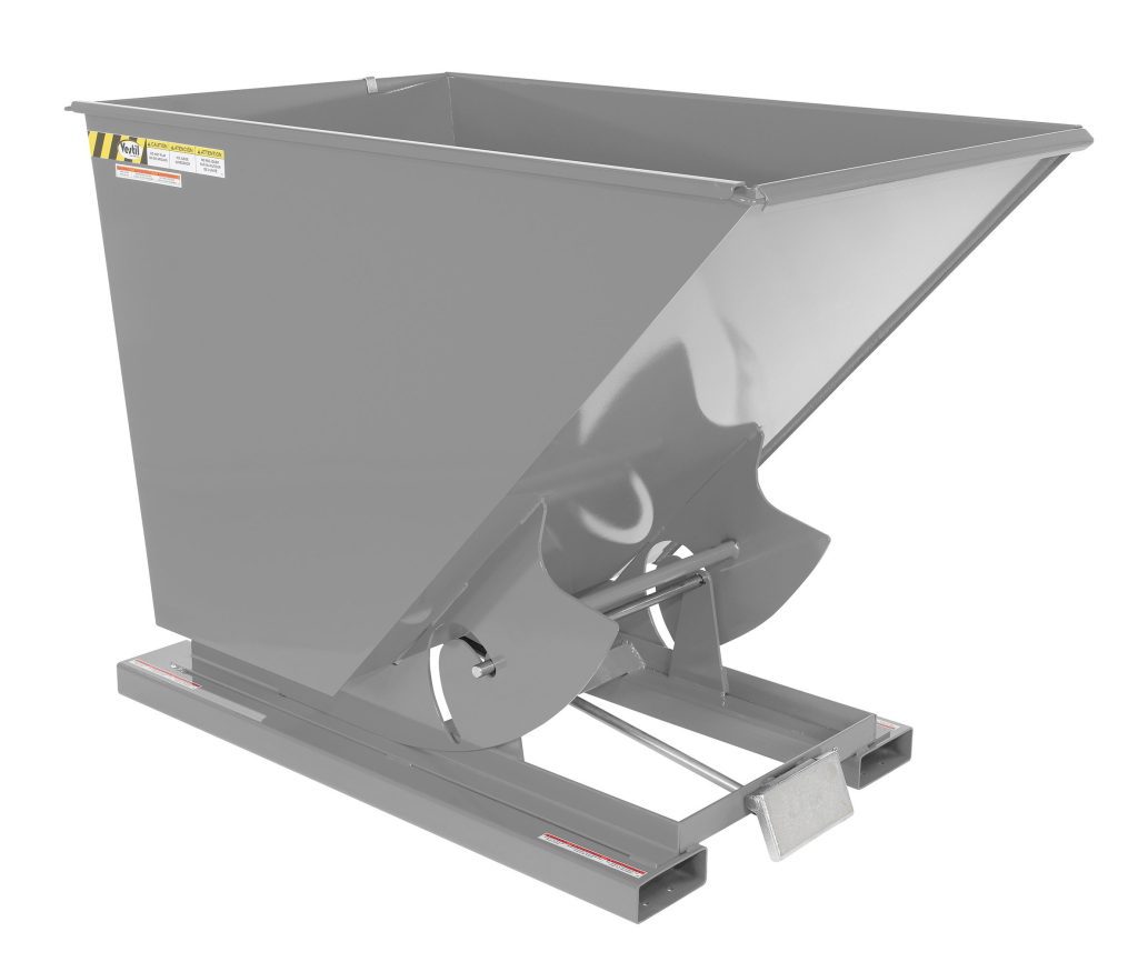 Self-Dump Hopper Ld 1.5 Cu YdMachine Gray