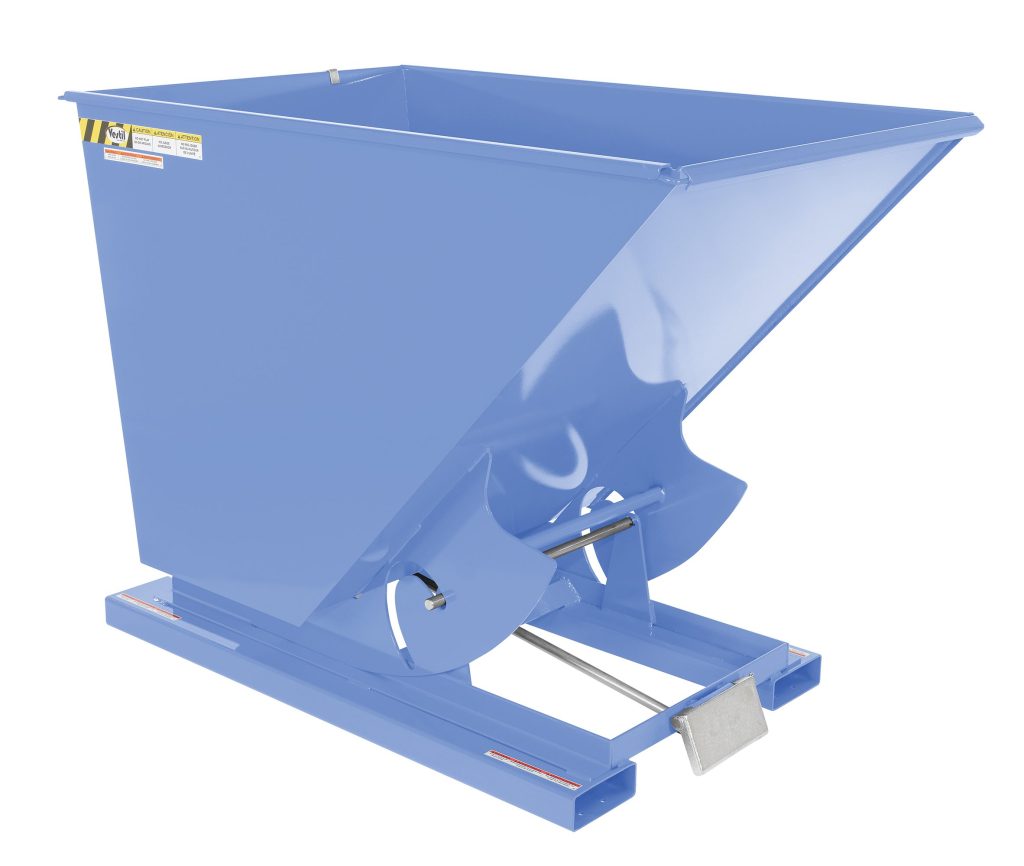 Self-Dump Hopper Md 1.5 Cu YdSky Blue