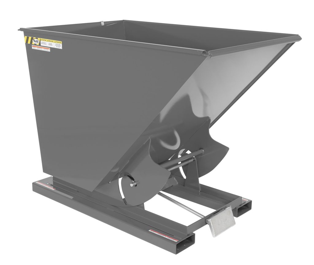 Self-Dump Hopper Md 1.5 Cu YdGray