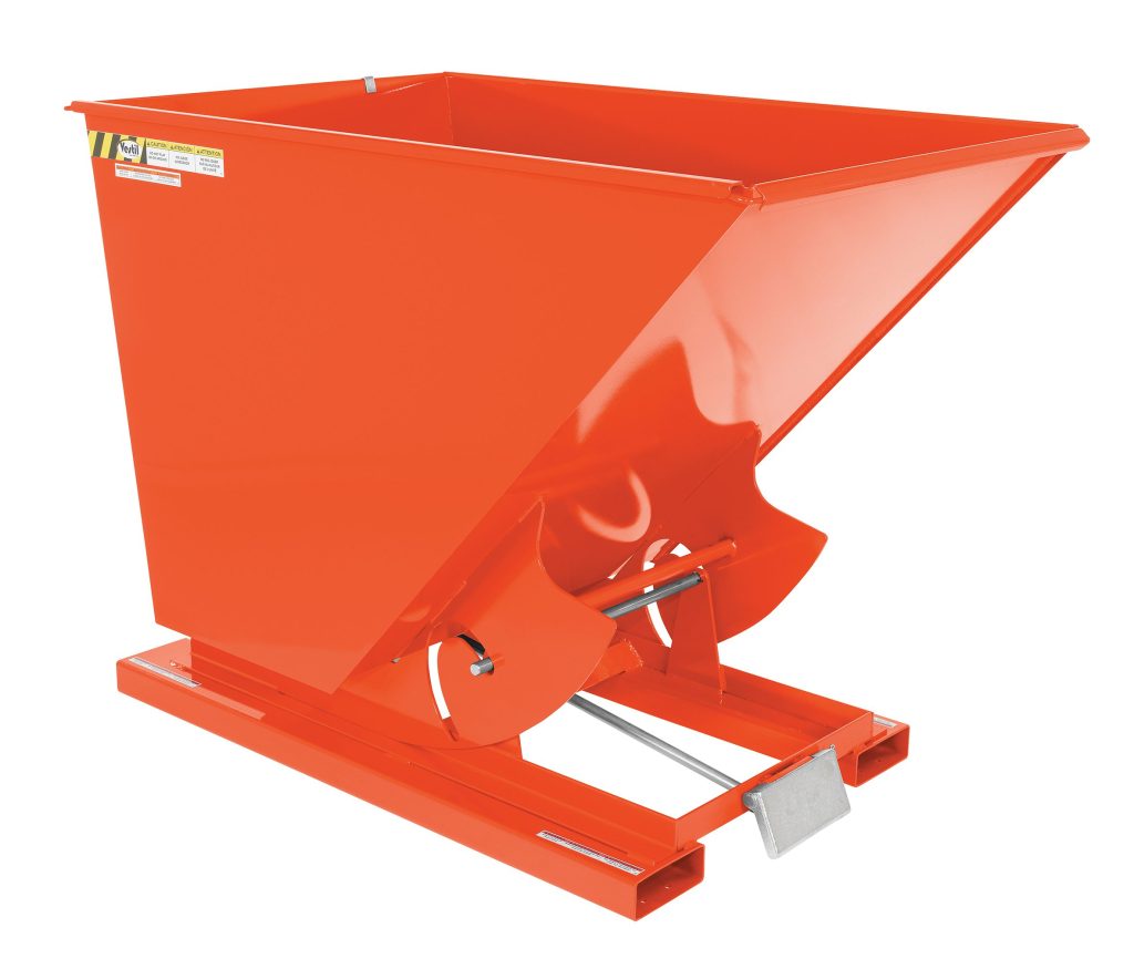 Self-Dump Hopper Md 1.5 Cu YdOrange