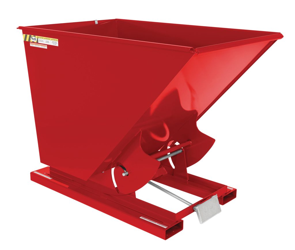 Self-Dump Hopper Md 1.5 Cu YdRed