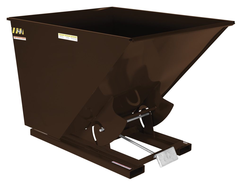 Self-Dump Hopper Md 2 Cu YdEarth Brown
