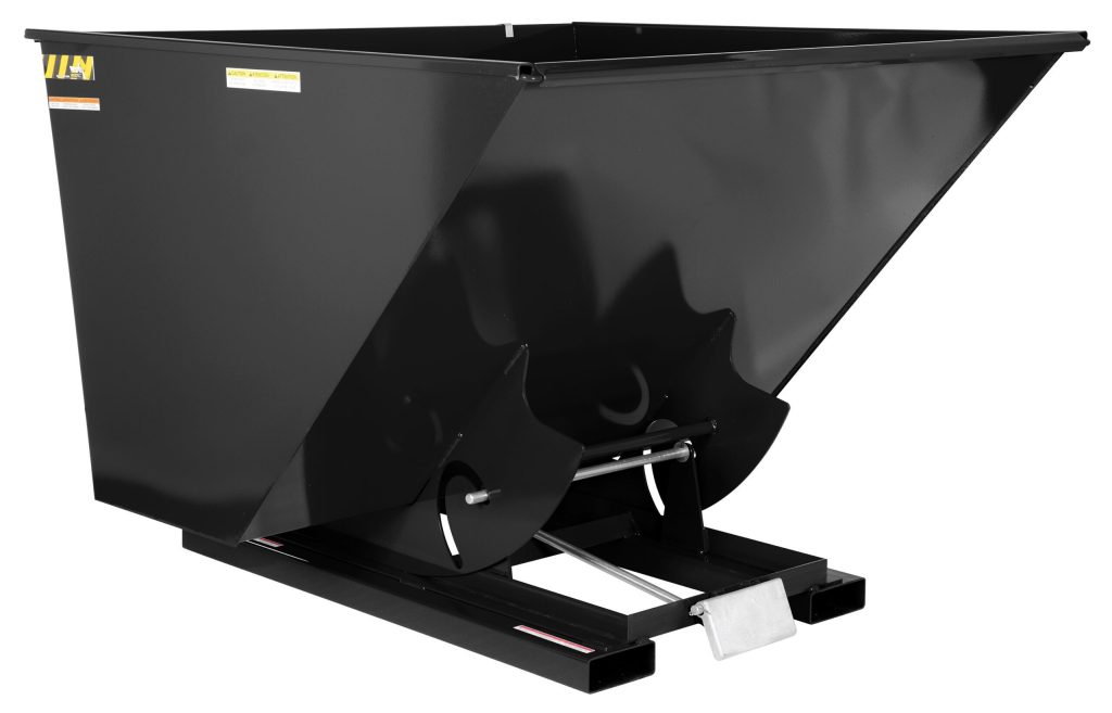 Self-Dump Hopper Hd 2.5 Cu YdBlk Hi/Gloss