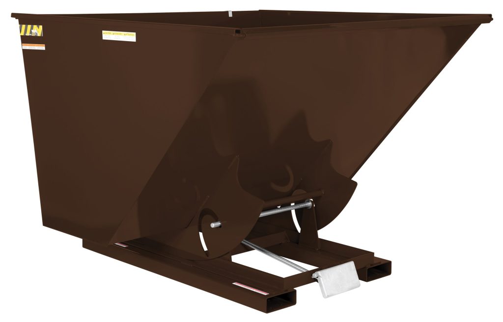 Self-Dump Hopper Hd 2.5 Cu YdEarth Brown