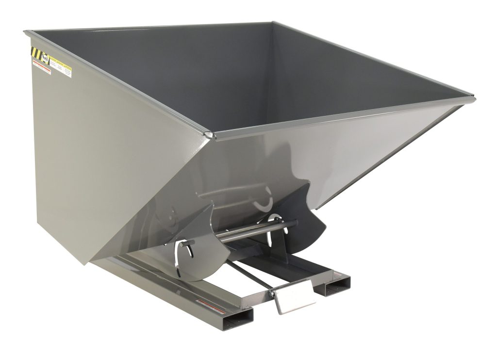 Self-Dump Hopper Hd 2.5 Cu YdGray