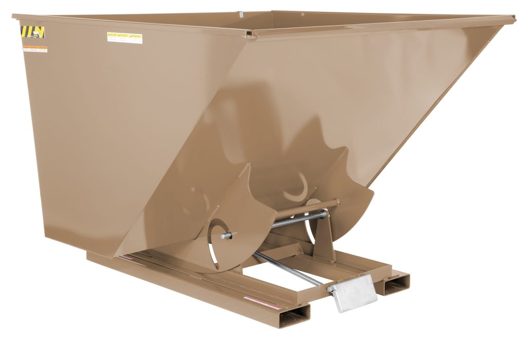 Self-Dump Hopper Md 2.5 Cu YdKhaki Tan