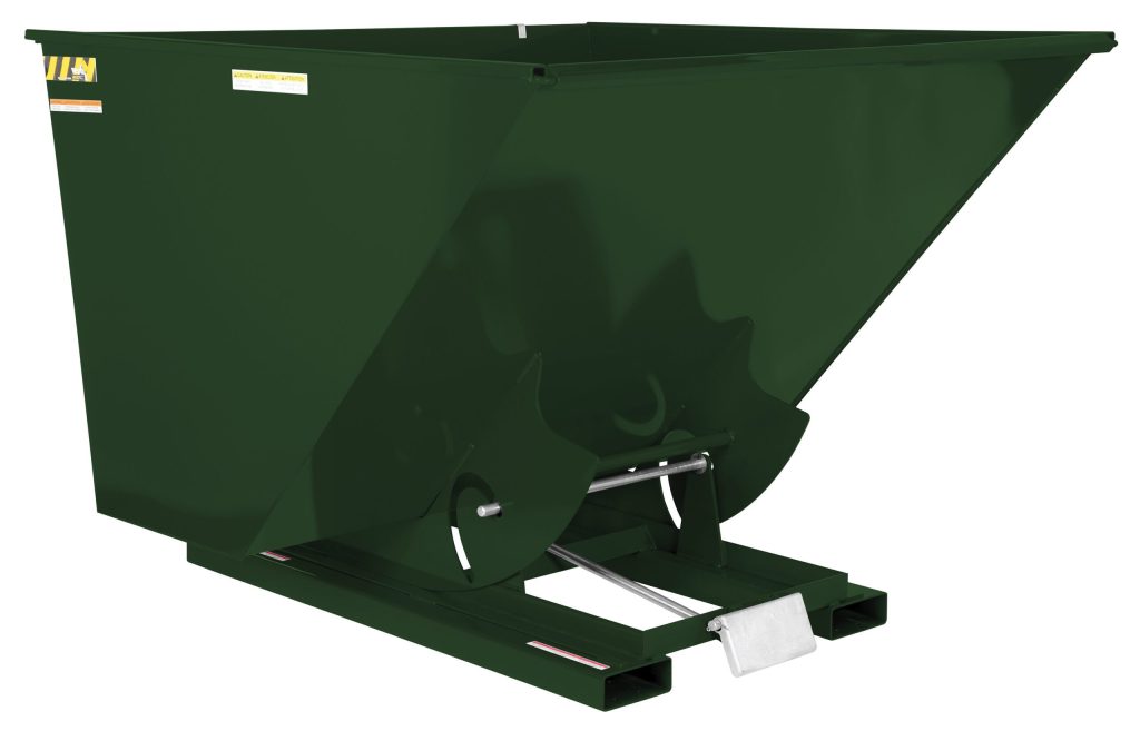 Self-Dump Hopper Md 2.5 Cu YdHunter Green