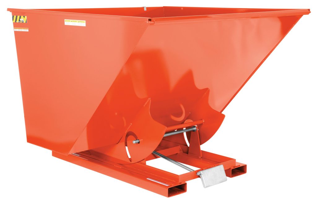 Self-Dump Hopper Md 2.5 Cu YdOrange