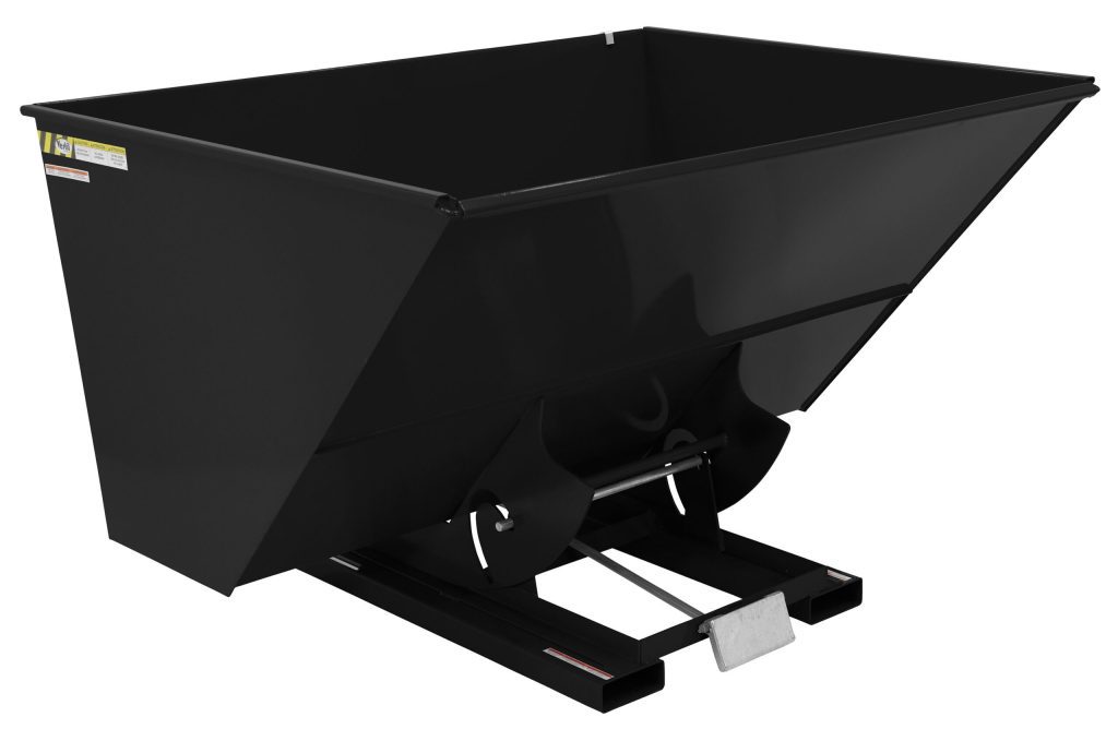 Self-Dump Hopper Hd 3 Cu YdBlk Semi/Gloss