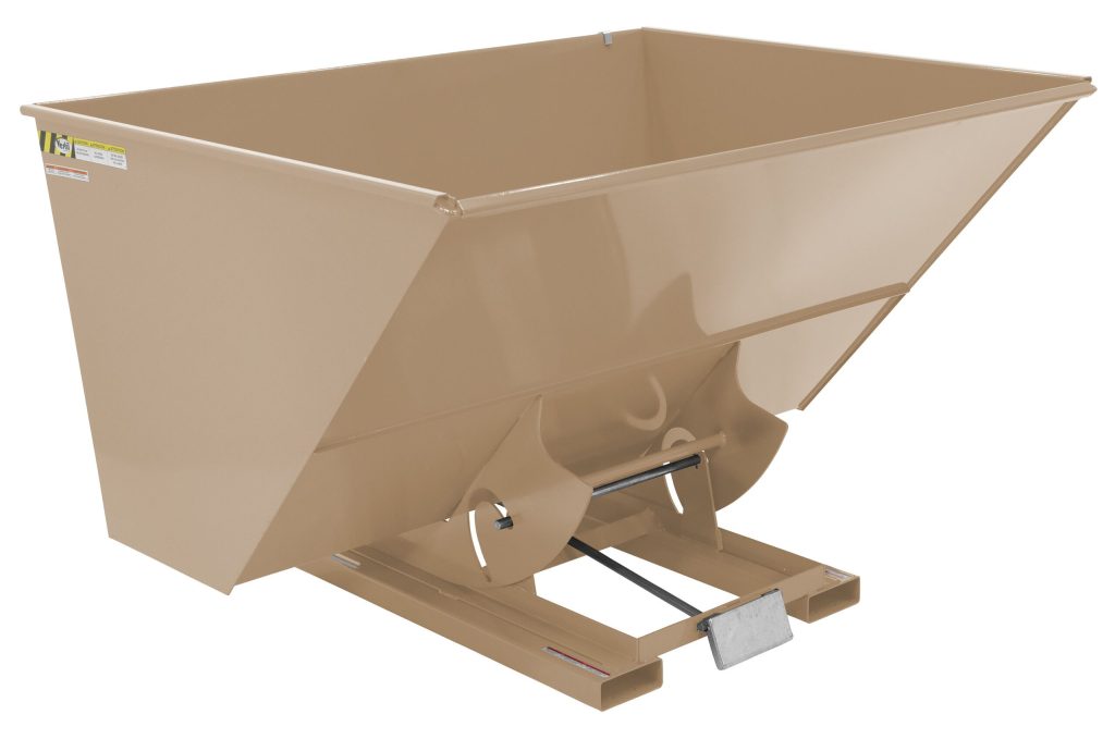 Self-Dump Hopper Md 3 Cu YdKhaki Tan