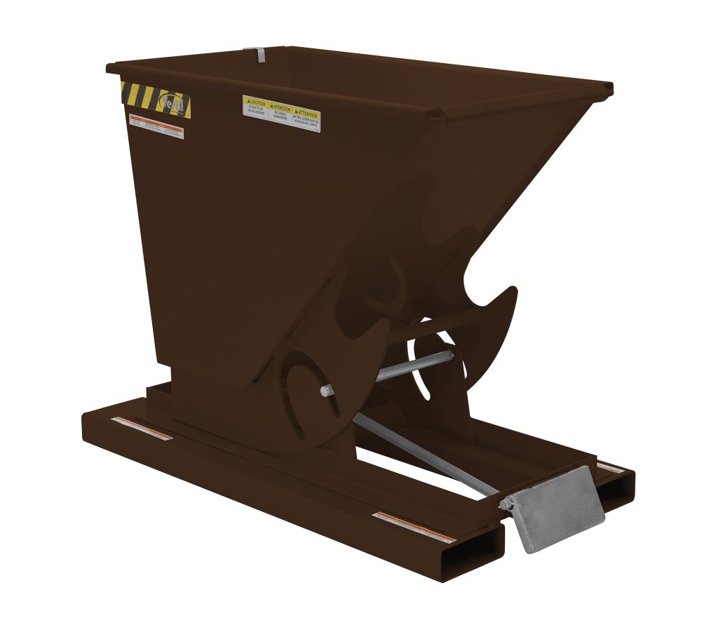 Self-Dump Hopper Ld .33 Cu YdEarth Brown