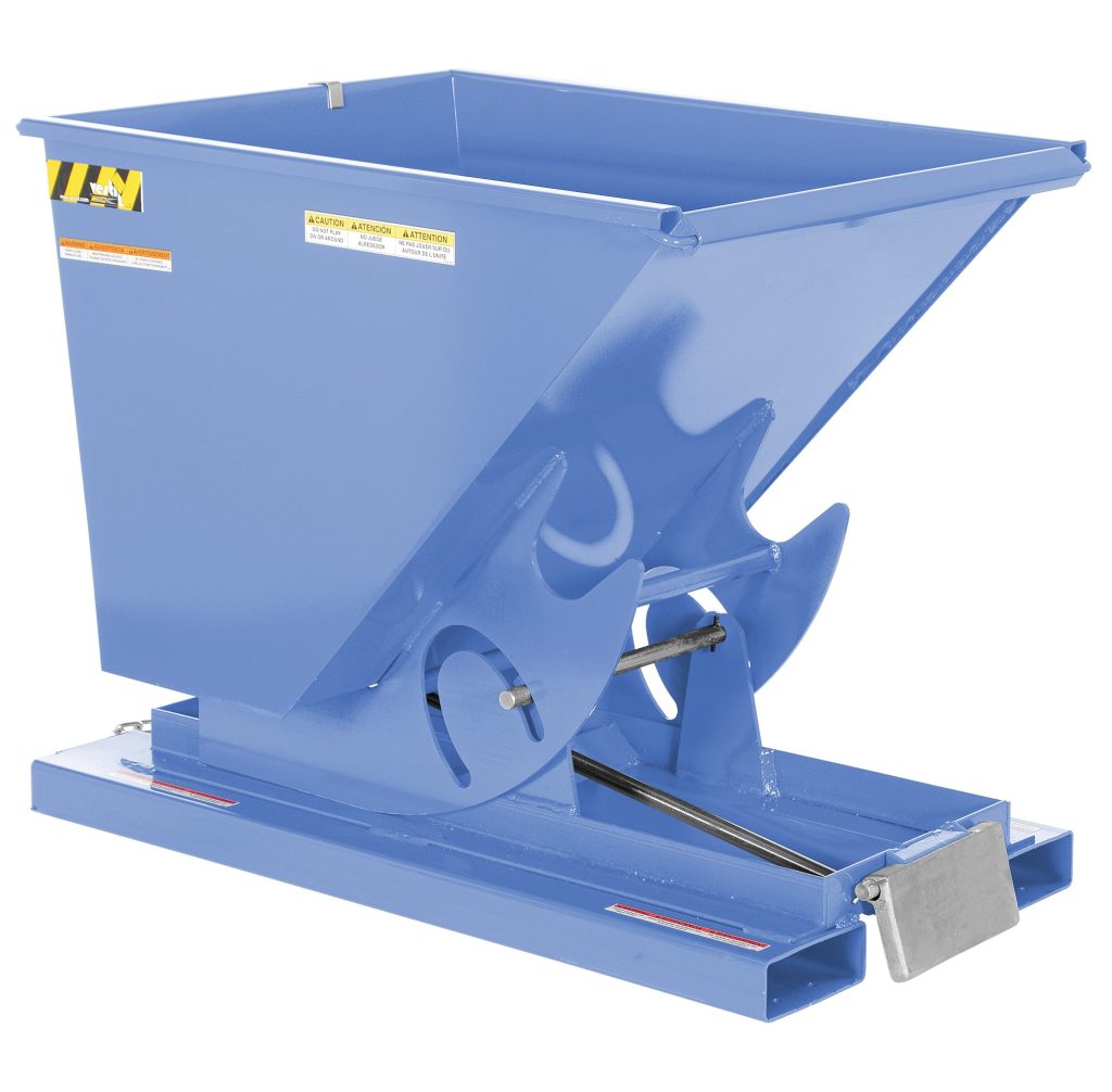 Self-Dump Hopper Hd .50 Cu YdSky Blue