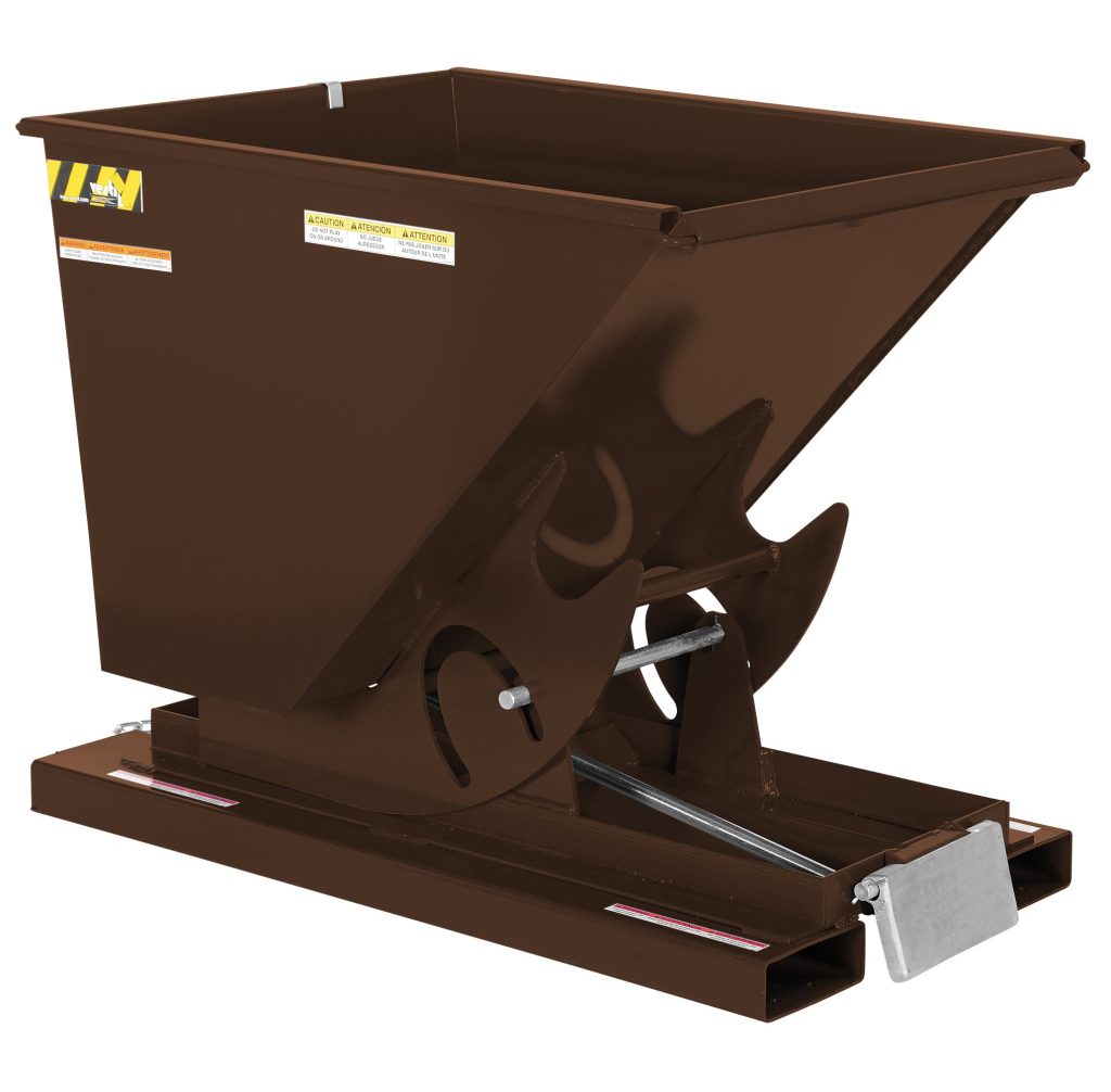 Self-Dump Hopper Hd .50 Cu YdEarth Brown