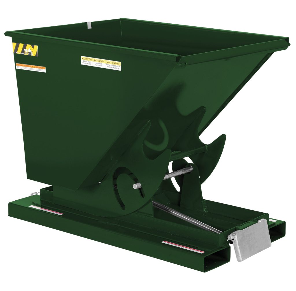 Self-Dump Hopper Ld .50 Cu YdHunter Green