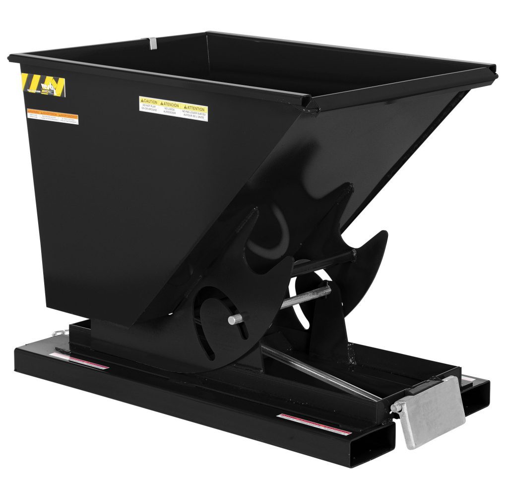 Self-Dump Hopper Md .50 Cu YdBlk Semi/Gloss