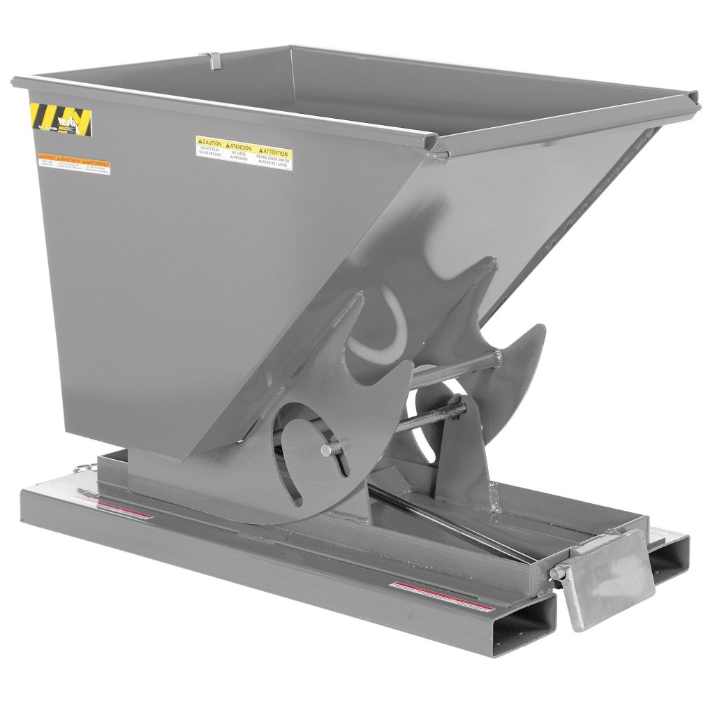 Self-Dump Hopper Md .50 Cu YdMachine Gray