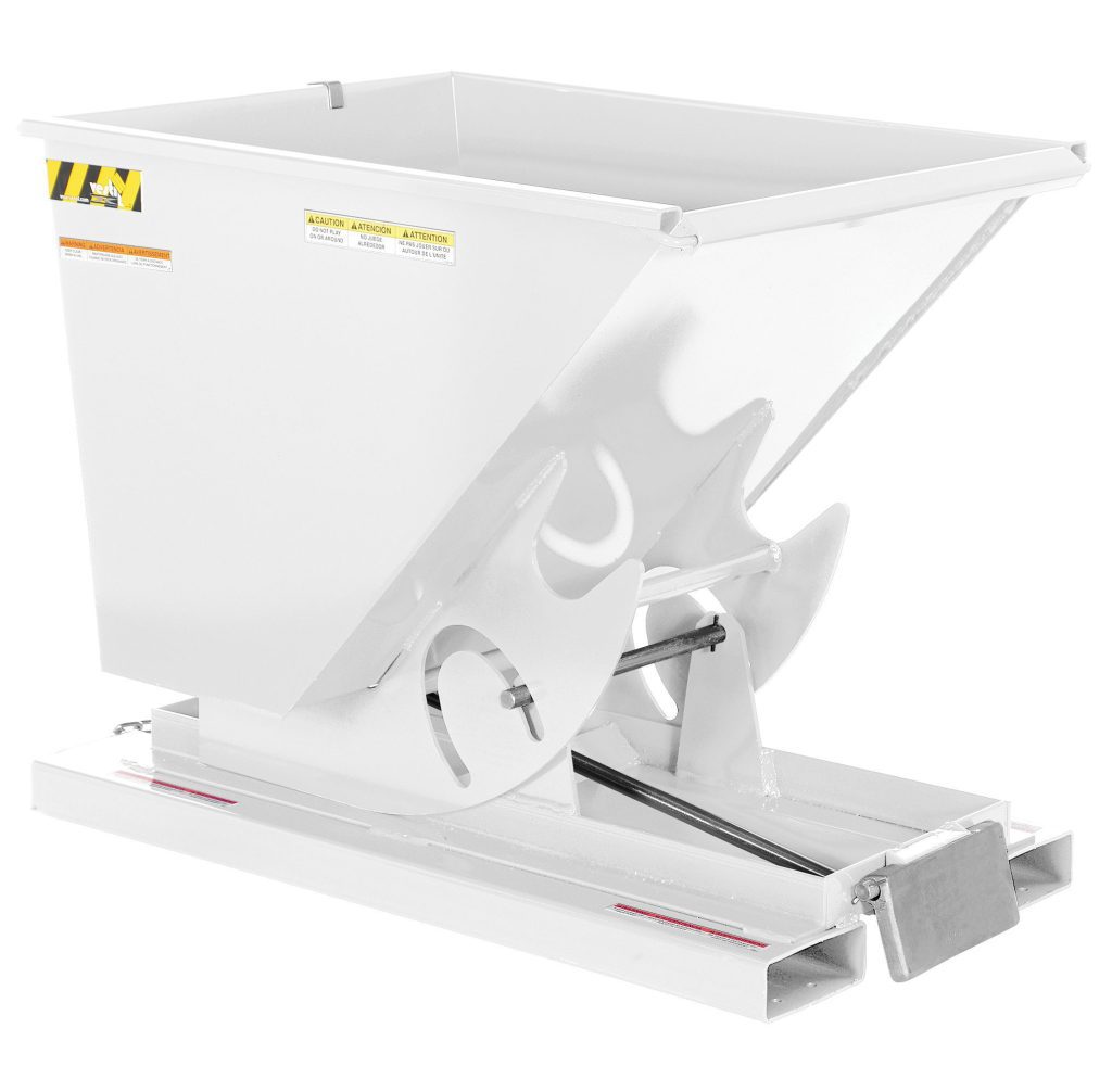 Self-Dump Hopper Md .50 Cu YdWhite