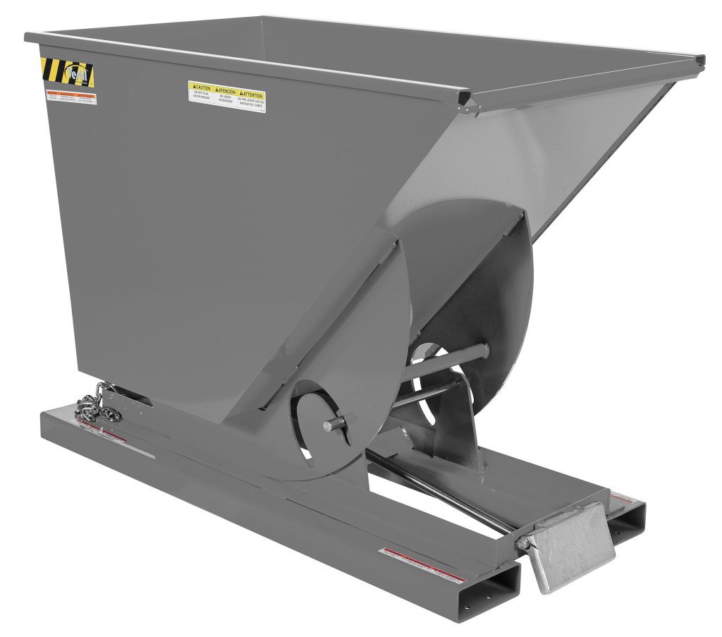 Self-Dump Hopper Hd .75 Cu YdMachine Gray
