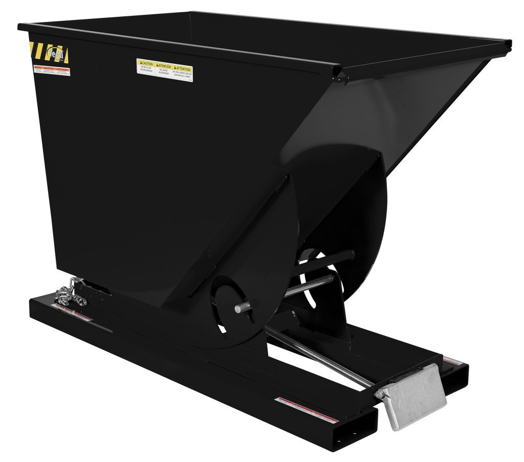 Self-Dump Hopper Md .75 Cu YdBlk Semi/Gloss