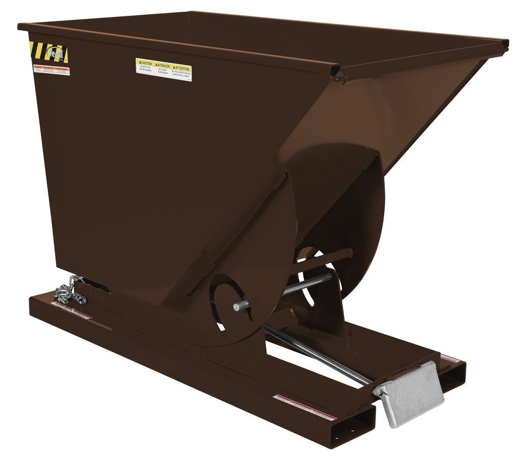 Self-Dump Hopper Md .75 Cu YdEarth Brown