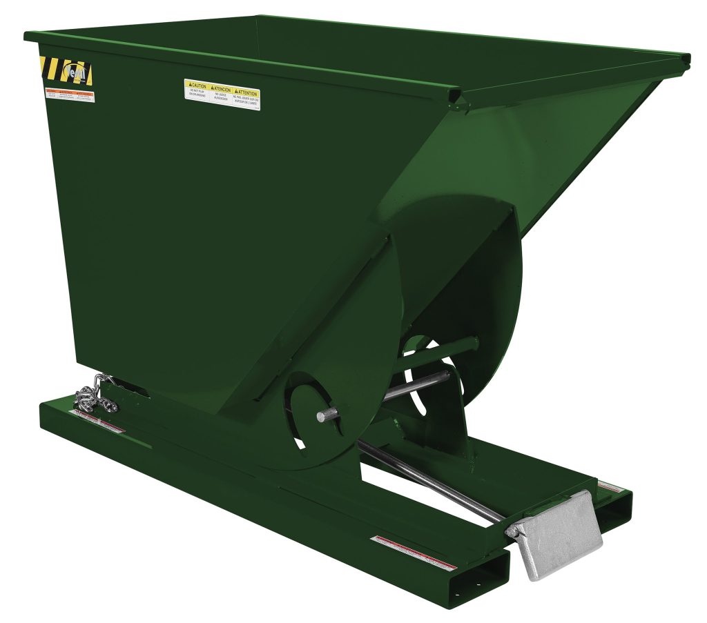 Self-Dump Hopper Md .75 Cu YdHunter Green