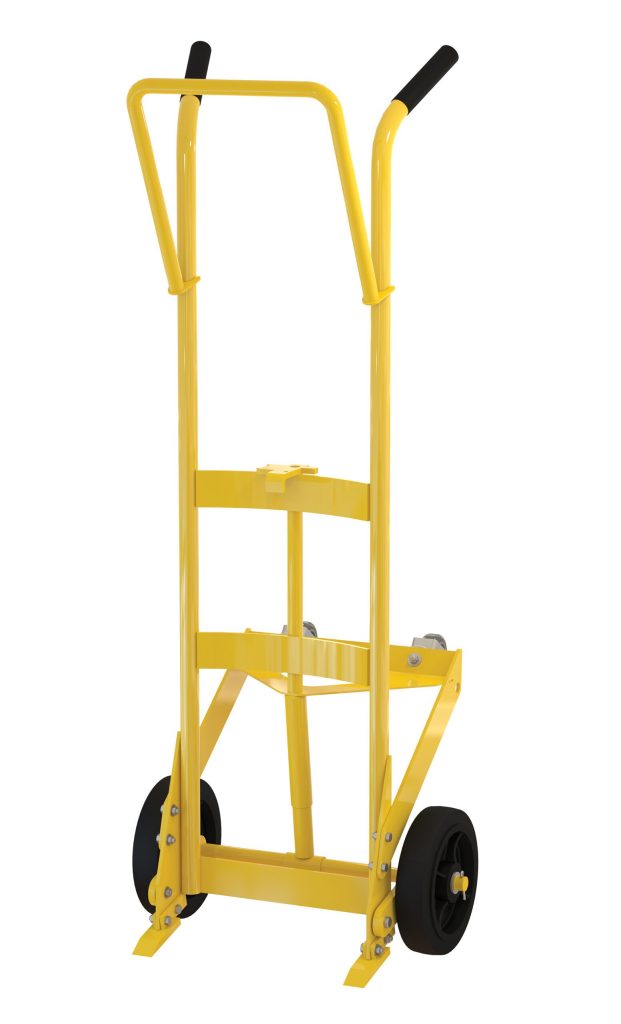 Drum Truck 2Rigid 2Swiv Rubber Whl Steel