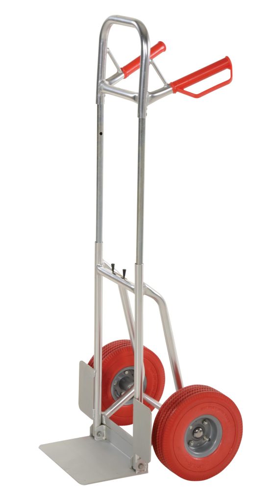 Fold-Down Hand Truck-Red Ureth