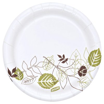 Dixie® Paper Plates - 6" Heavyweight, White (500/Case)