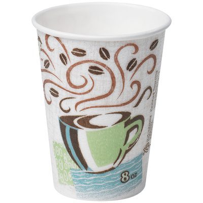 Dixie® PerfecTouch® Insulated Cups - 8 oz. (500/Case)