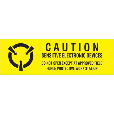 "Sensitive Electronic Devices" Labels (500/Roll)