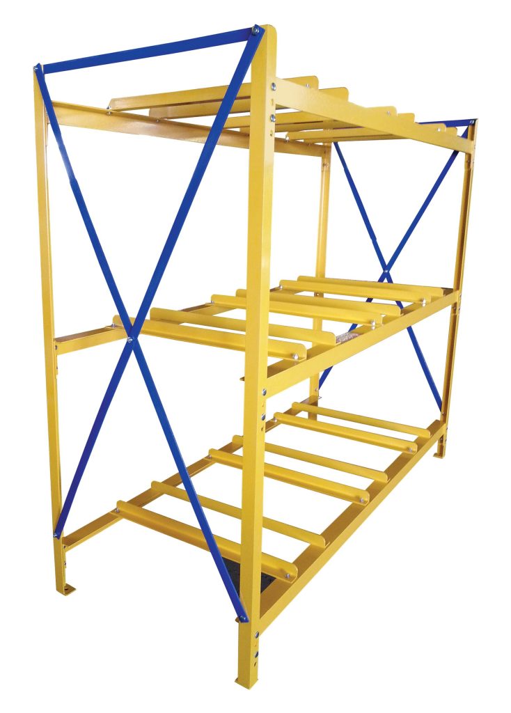 Horizontal Drum Storage Rack