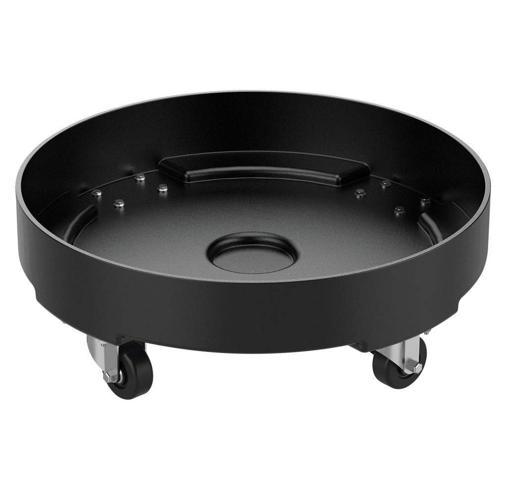 Drum Dolly Ld Poly Black 55 Gallon
