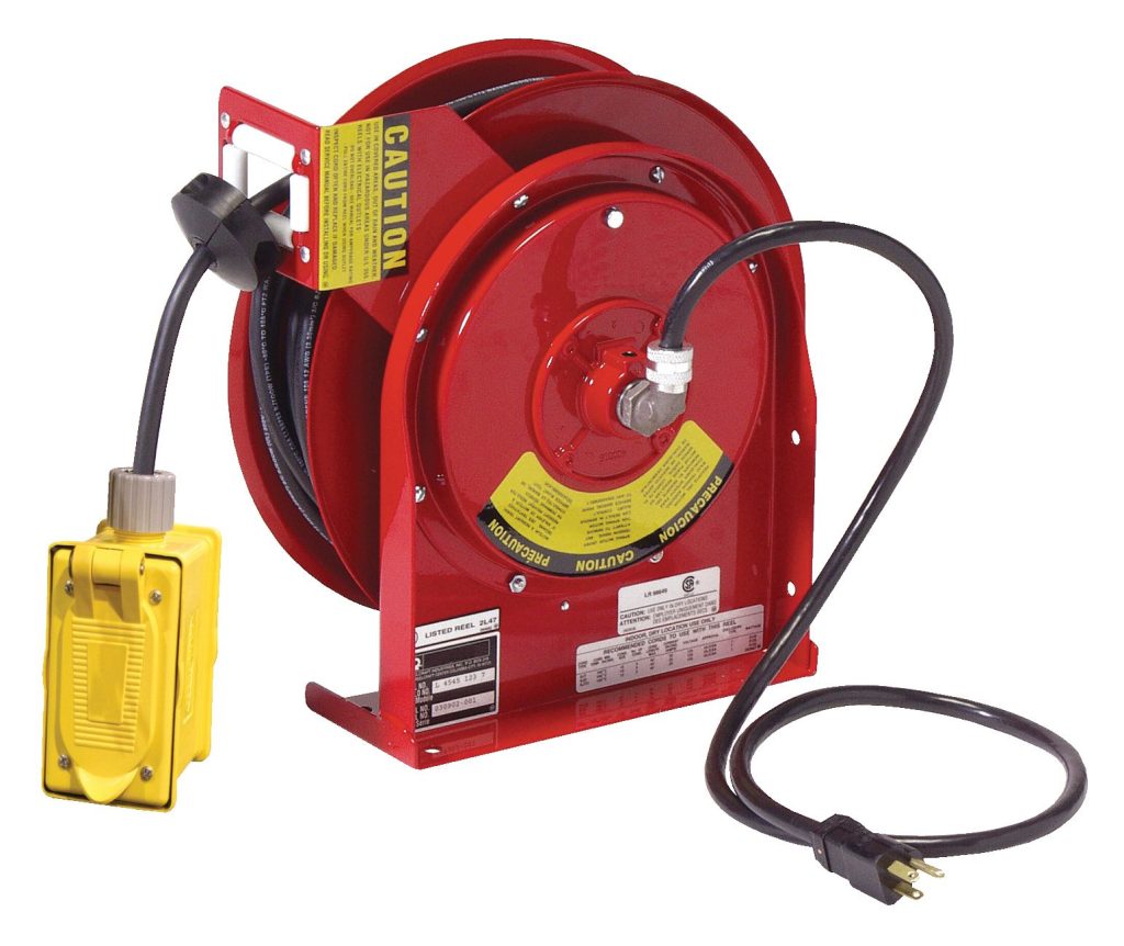Electric Cord Reel-Double Receptacle