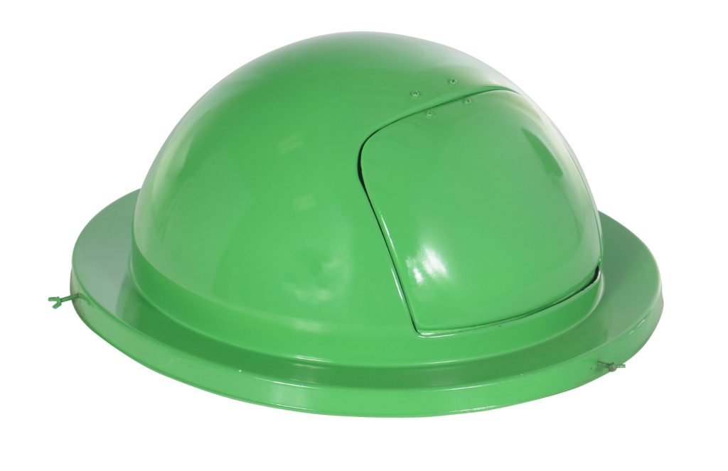 Fiberglass Waste Drum Top-55 Gal Green