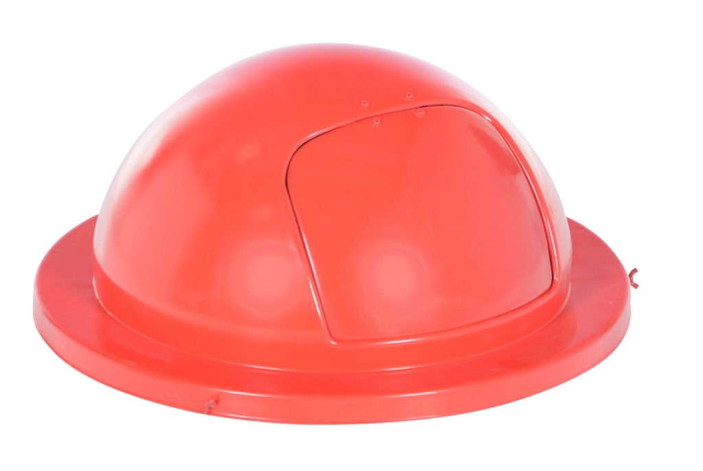 Fiberglass Waste Drum Top-55 Gal Red
